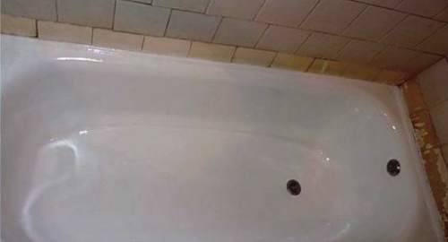 Реставрация ванны жидким акрилом | Севастопольская